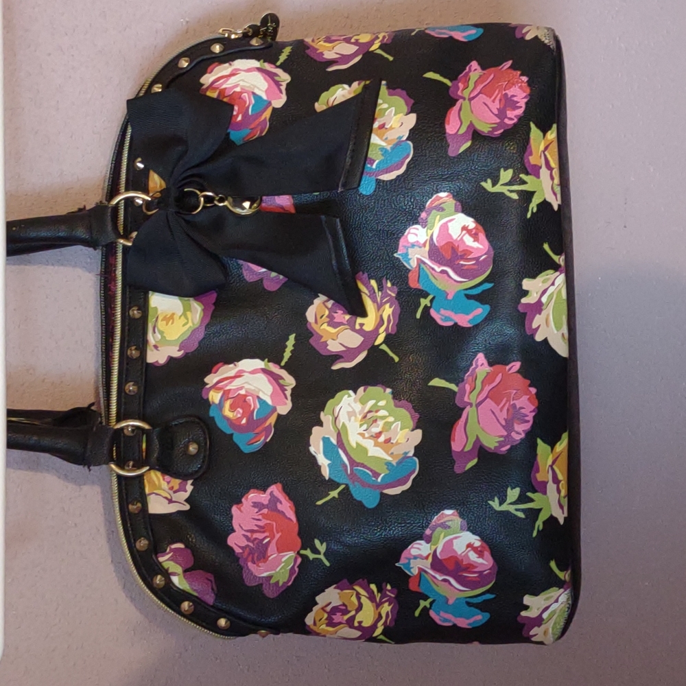 Betsey Johnson Floral Shoulder Bag